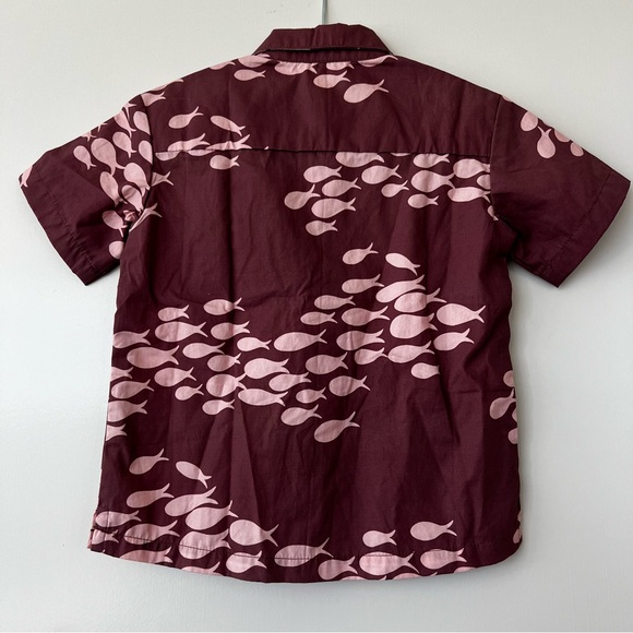 Ava Sky / Fighting Eels boys button down, Shirt Hunter size 2T, NWT - Picture 2 of 4